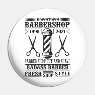 Barber Design Downtown Barbershop 61 Pin