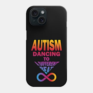 autism dancing to a diferent beat-04 Phone Case