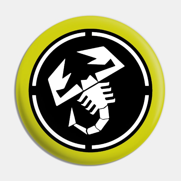 Abarth Logo Merch Pin by dinarasty