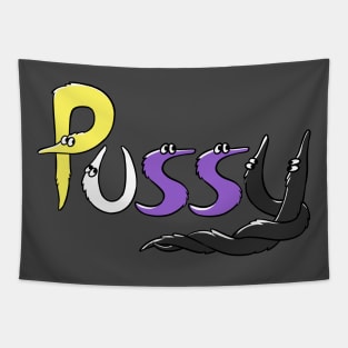 Non-Binary Pride Worms! Tapestry