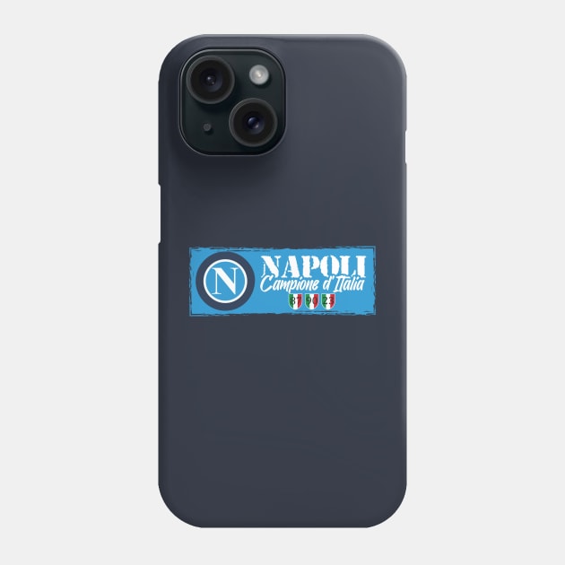 Napoli champion of Italy Phone Case by lounesartdessin