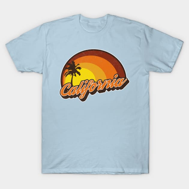 Detour Shirts San Francisco California Vintage Sunset Shirt Navy / L