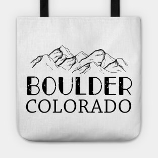 Boulder Colorado Boulder Co Colorado Tote