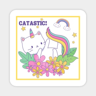 CATASTIC! Cute Unicorn Kitten Magnet