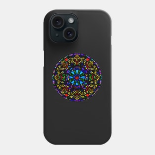 Beautifull colorfull  stained glass mosaic sticker Phone Case