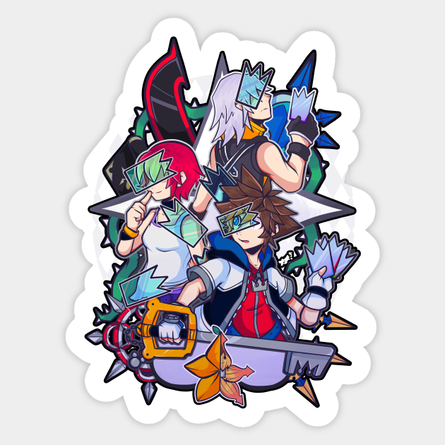 Kingdom Hearts Re Com Kingdom Hearts Sticker Teepublic
