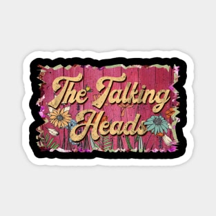 Classic Talking Personalized Flowers Proud Name Magnet