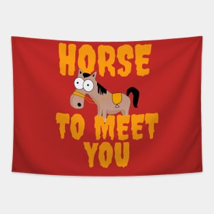 horse to meet you Tapestry