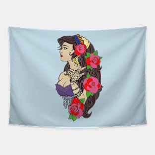 Gypsy woman Tapestry