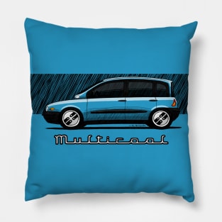 My drawing of the most bizarre, clever and cool minivan ever Pillow