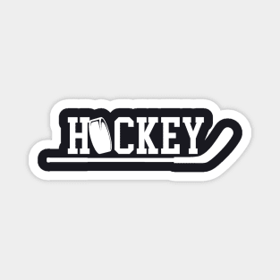 Ice Hockey Player white Magnet