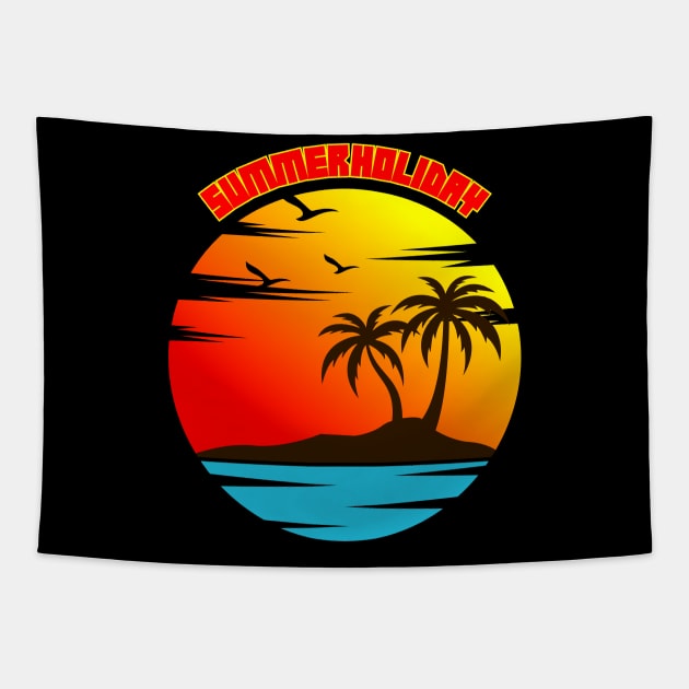 Sunrise at the beach Tapestry by A tone for life