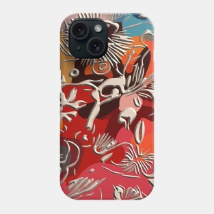 Geometric modern Boho abstract mid century stripes minimalist 155 Pattern Phone Case