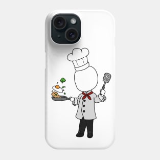 creepypasta chef slenderman chibi Phone Case