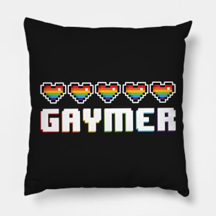 Gaymer the Gay Retro Games T-shirt Pillow