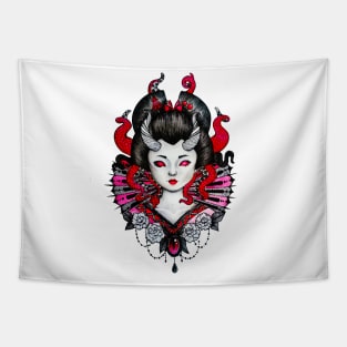 Oiran Demon Tapestry