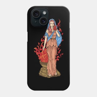 Goddess of Greek mythology - Hestia Vesta Phone Case