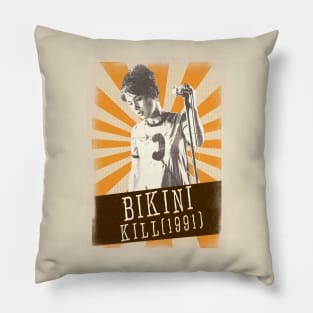 Vintage Aesthetic Bikini Kill 1991 Pillow