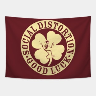 Social Good Luck Distortion Tapestry