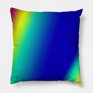 red blue green abstract texture pattern Pillow