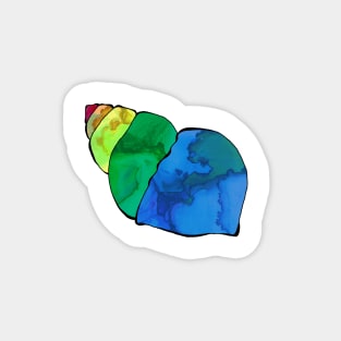 Rainbow Snail Magnet