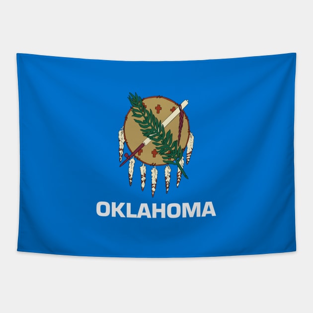 Flag of Oklahoma Tapestry by brigadeiro