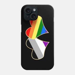 Double Attraction (Gay/Ace) Phone Case