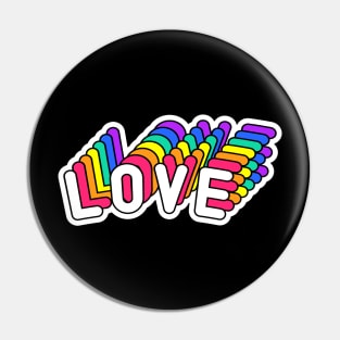 Love Quote Colorful Positive Inspiration Pin