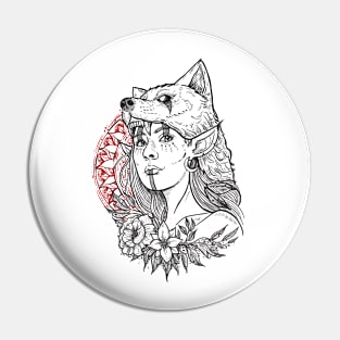 Deer shaman girl Pin