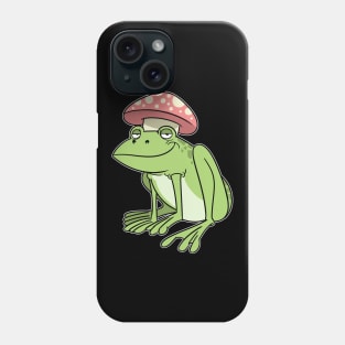 Cottagecore Aesthetic Frog Mushroom Fairycore Phone Case