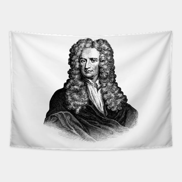 ISAAC NEWTON Tapestry by ZyDesign