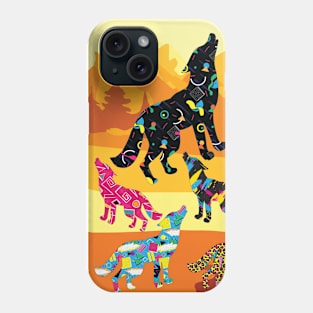 80s Funky Wolf Phone Case