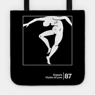 Erasure - Victim of Love / Minimal Style Graphic Artwork Tote