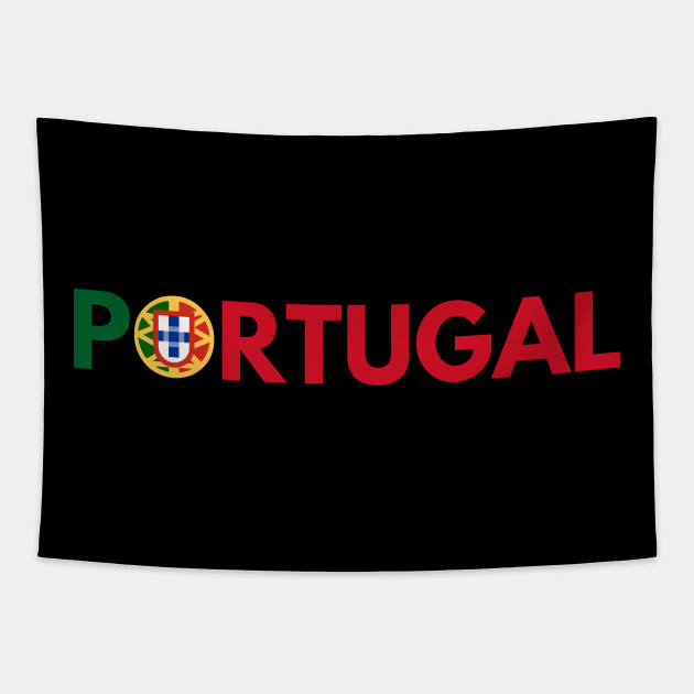 Portugal in flag colors Tapestry by Luso Store