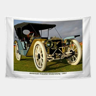 American Traveler Underslung 1907 Photograph Print Tapestry