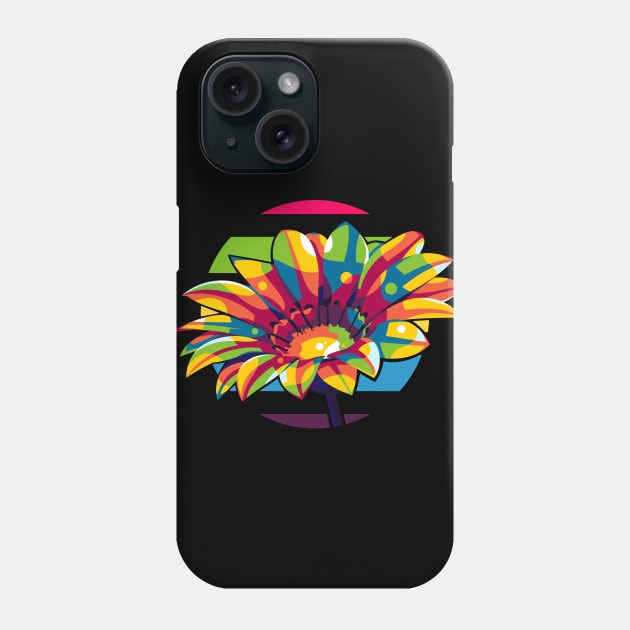 Colorful Daisy Flower Phone Case by wpaprint