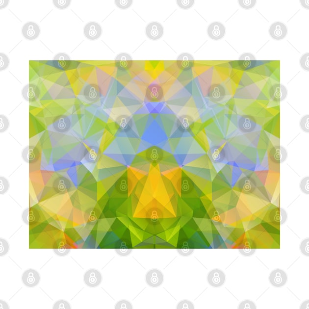 Abstract color triangle geometrical background by IrinaGuArt