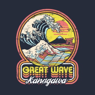 Great Retro Wave Kanagawa T-Shirt