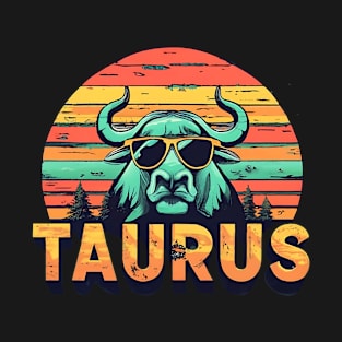 Taurus Zodiac Retreat: Astrological Sunset Magic T-Shirt