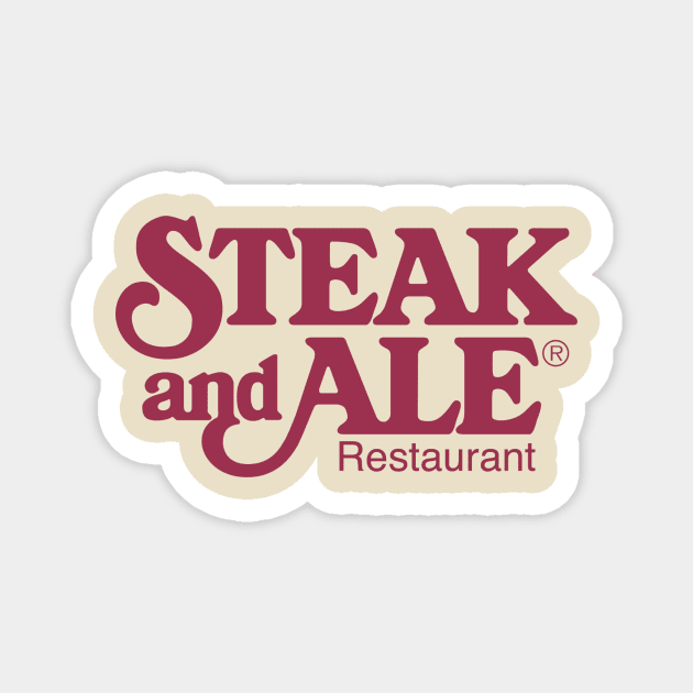 Steak & Ale Magnet by MindsparkCreative