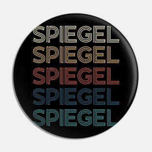 Classic Name Proud Spiegel Personalized Retro Beautiful Pin