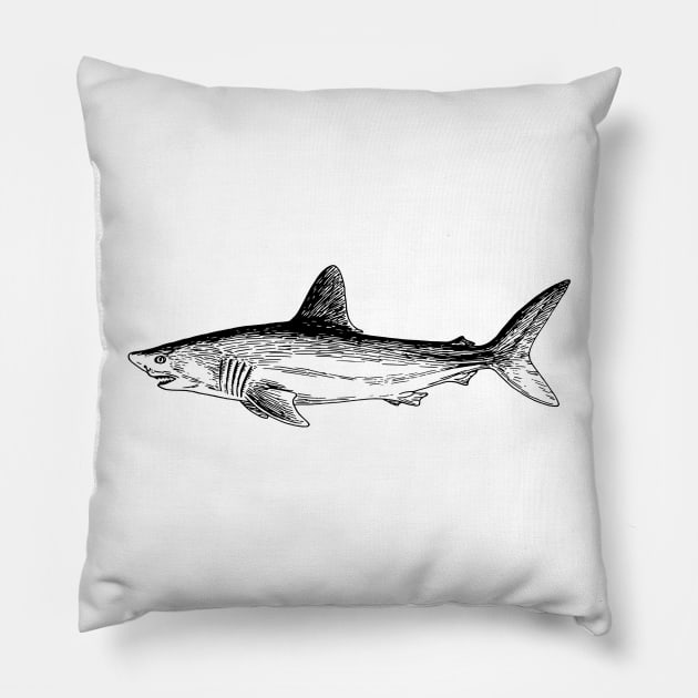 shark Pillow by scdesigns