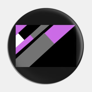 Purple, White, Grey, and Black pattern Pin