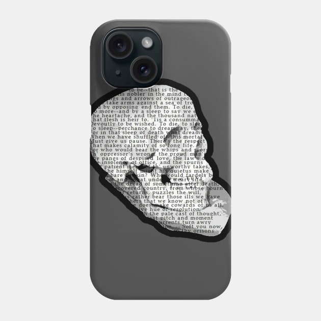 Hamlet - To Be or Not To Be Phone Case by Bits