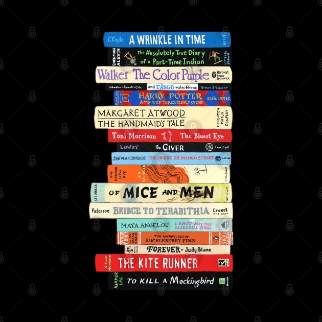 Banned Books Stack by HipHopTees