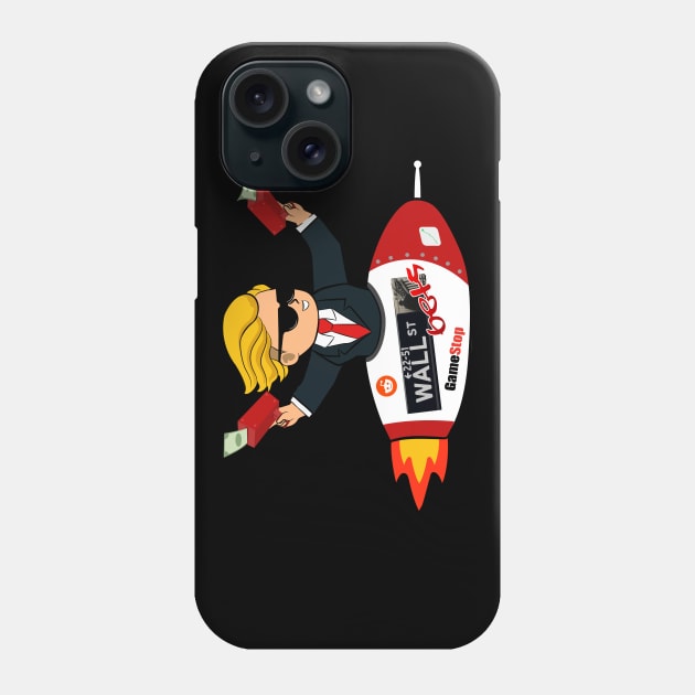 Wallstreetbets in Rocket Phone Case by Giraroad