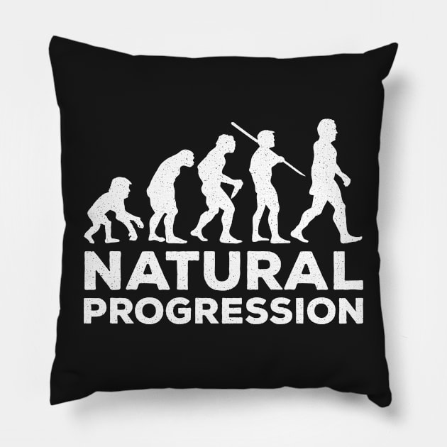 Evolution Anti Trump Natural Progression 2020 Pillow by BraaiNinja