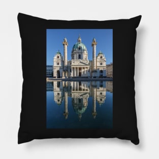 Karlskirche church in Vienna Pillow