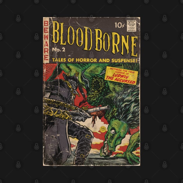 Bloodborne - comic cover fan art by MarkScicluna