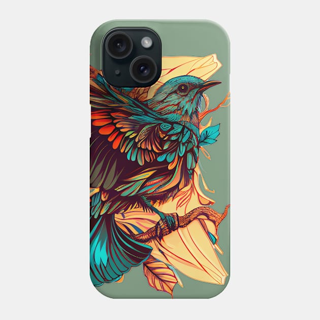 bird art Phone Case by Mailson